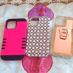 Kate Spade IPhone 12 Max Pro Phone case with two bonus cases.